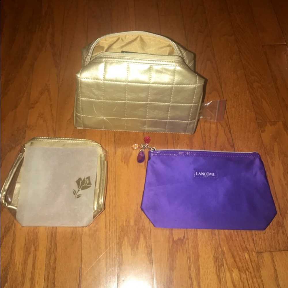 3 Lancôme Makeup Cosmetic Travel Bags & Pouches